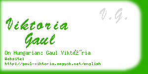 viktoria gaul business card